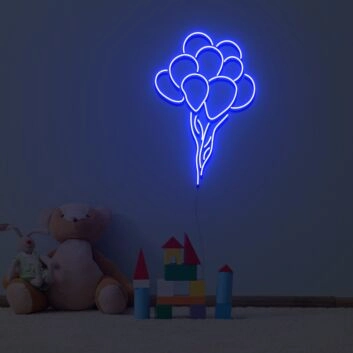Balloons Neon Sign Custom Neon Sign Lights Night Lamp Led Neon Sign Light For Home Party