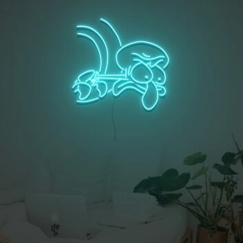 Squidward Stare Neon Sign Custom Neon Sign Lights Night Lamp Led Neon Sign Light For Home Party