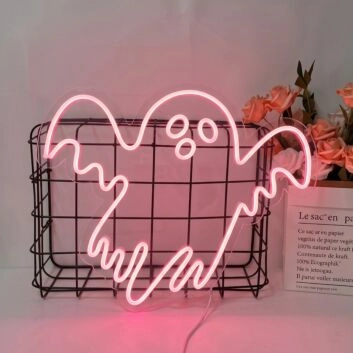 Ghost Halloween Neon Sign