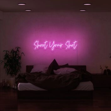 Shoot Your Shot Neon Sign