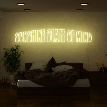 Sunshine State Of Mind Neon Sign