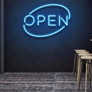 Open &#8211; Led Neon Sign