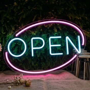 Open &#8211; Led Neon Sign