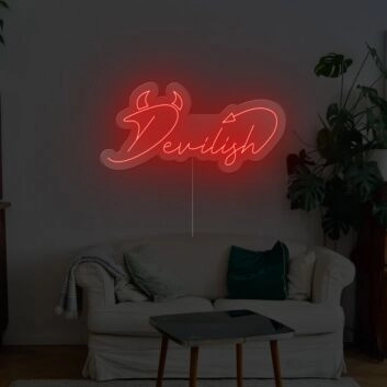 Devilish Neon Sign