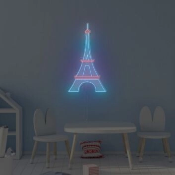 Eiffel Tower Neon Sign