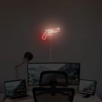 Flare Gun Neon Sign
