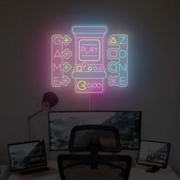 Game Station Neon Sign