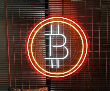 Bitcoin &#8211; Led Neon Sign
