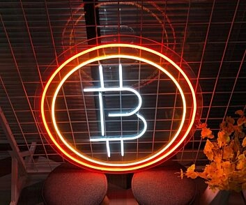 Bitcoin &#8211; Led Neon Sign