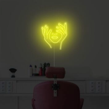 Hold Face Neon Sign