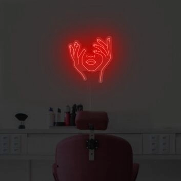 Hold Face Neon Sign