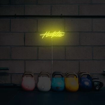 Hustle Neon Sign