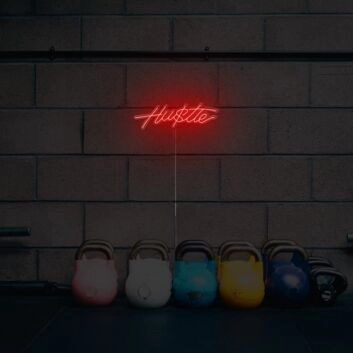 Hustle Neon Sign