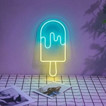 Ice Cream Stick Neon Sign