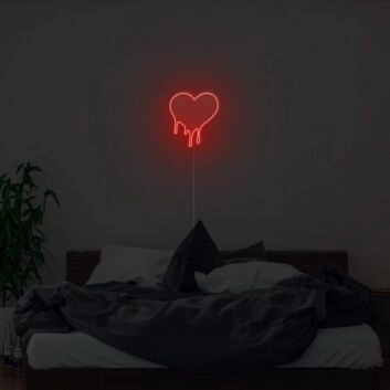 Melting Heart Neon Sign