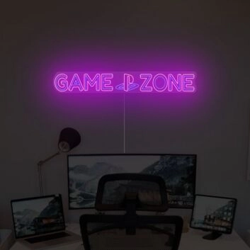 Playstation Game Zone Neon Sign
