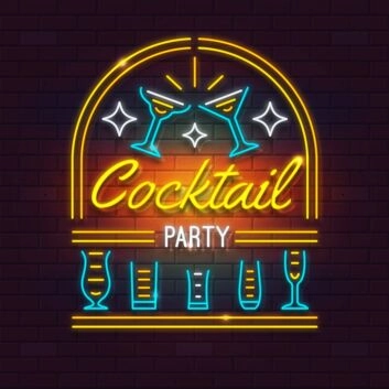 Cocktail Party Neon Sign