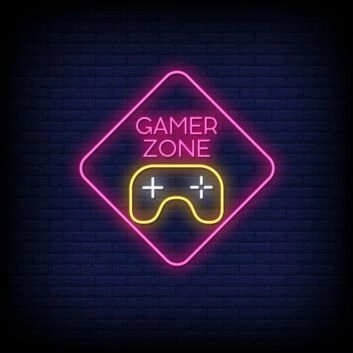 Gamer Zone Neon Sign