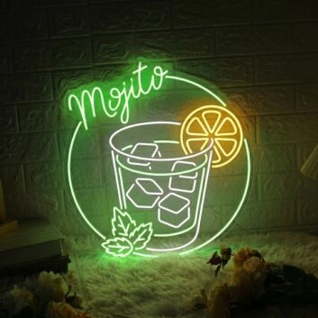 Mojito Drink Neon Sign