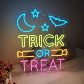 Trick Or Treat Neon Sign