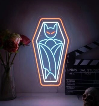 Vampire Coffin Neon Sign