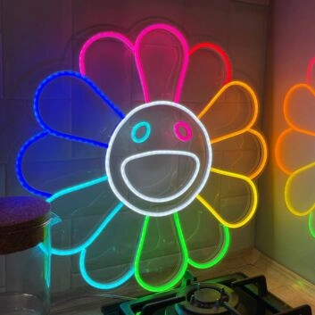 Flower of Takashi Murakami &#8211; Led Neon Sign