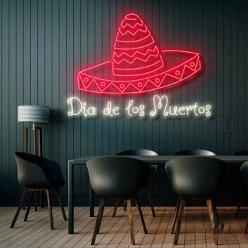 Dia De Los Muertos Neon Sign