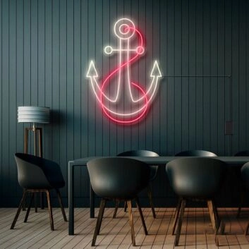 Marine Anchor Neon Sign