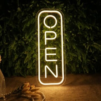 Open Neon Sign