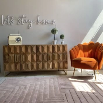 Lets Stay Home V1 Neon Sign