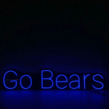 Go Bears Neon Sign