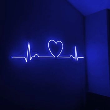 Heart Beat Neon Sign