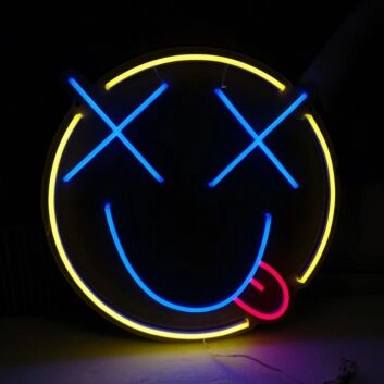 Nirvana Happy Face Neon Sign