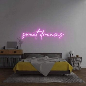 &#39;Sweet Dreams&#39; Neon Sign