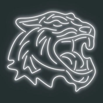 Tiger Head Neon Sign