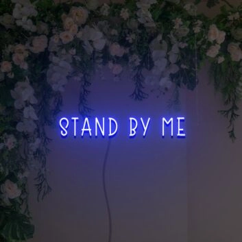 Stand By Me Neon Sign Lights Night Lamp Led Neon Sign Light For Home Party