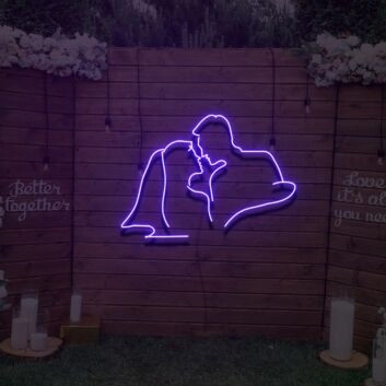 Newlyweds Wedding Neon Sign Lights Night Lamp Led Neon Sign Light For Home Party