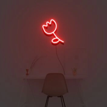 Tulip Neon Sign Lights Night Lamp Led Neon Sign Light For Home Party