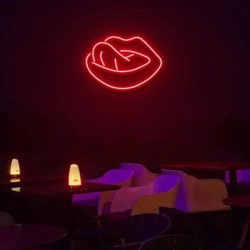 Sugar Lip Neon Sign Lights Night Lamp Led Neon Sign Light For Home Party