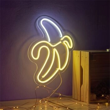 Banana Neon Sign Lights Night Lamp Led Neon Sign Light For Home Party