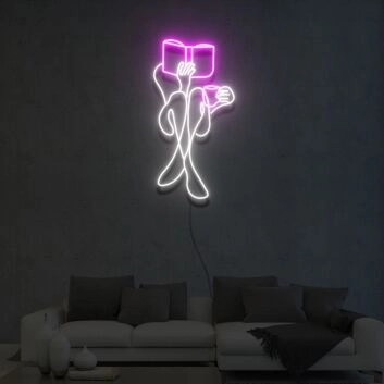 Woman Reading Neon Sign Lights Night Lamp Led Neon Sign Light For Home Party