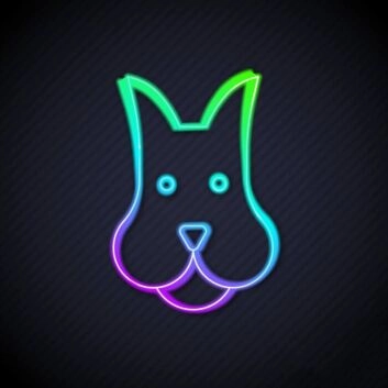 Neon Dog Sign Animal Lights Home And Shops Decor
