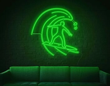 Surfing LED Neon Sign from 30inch