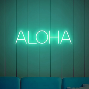 "Aloha" Neon Sign