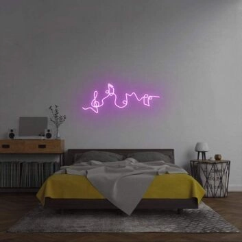 &#39;Music&#39; Neon Sign