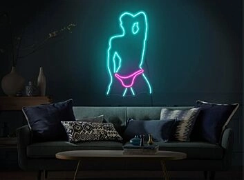 Human Body Neon Lights Sexy Body Send Nudes Neon Sign Wall Decor