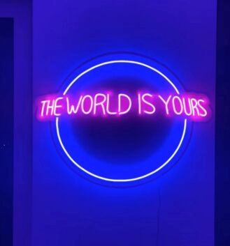 The Word Is Yours Neon Sign