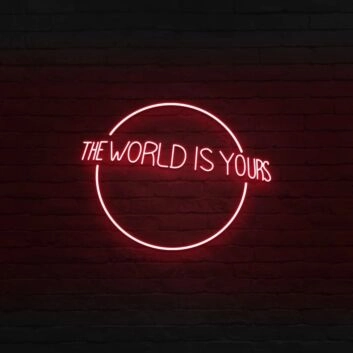 The Word Is Yours Neon Sign