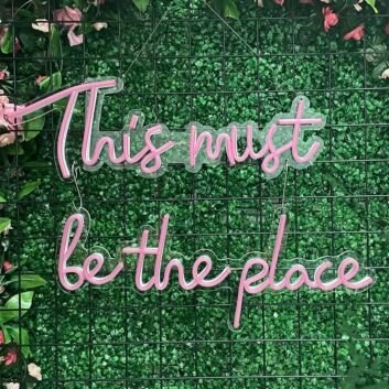 This Must Be The Place Neon Sign Decoration