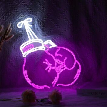 Boxing Sleeve Neon Sign